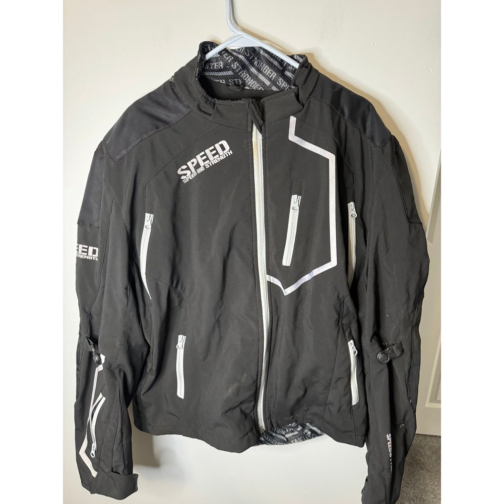 Speedo Black and White Performance Jacket for Men